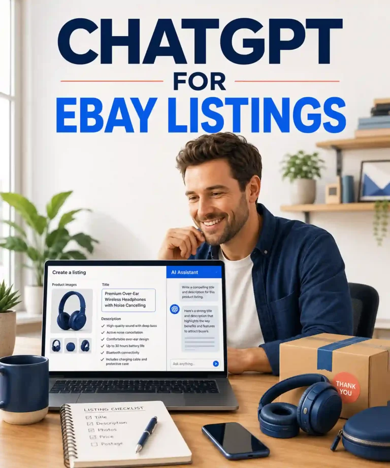 Beginner eBay seller using ChatGPT to create an online product listing